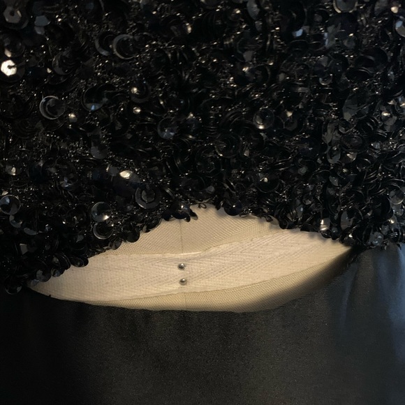 3.1 PHILLIP LIM Black Sequin Embellished Cutout Dress Size 6 Short Sleeve - Picture 10 of 15